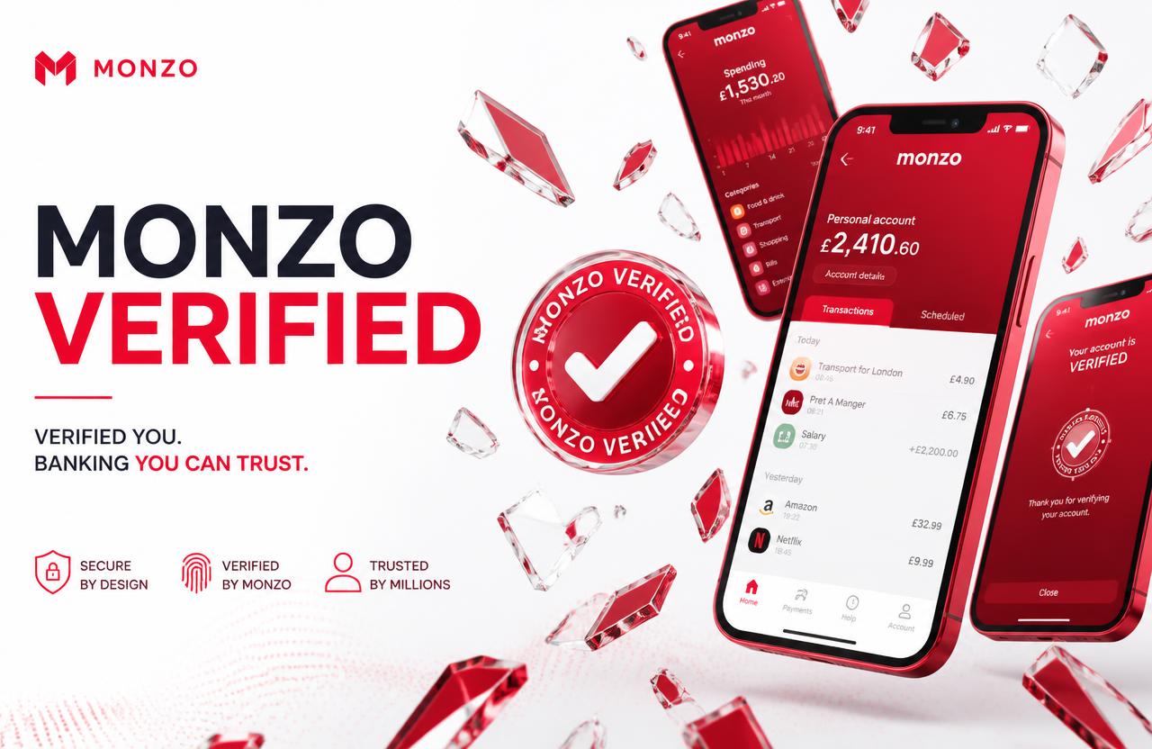UK Monzo Verified banner
